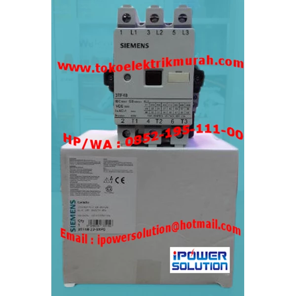 Contactor SIEMENS 100A Type 3TF48 22-OXPO