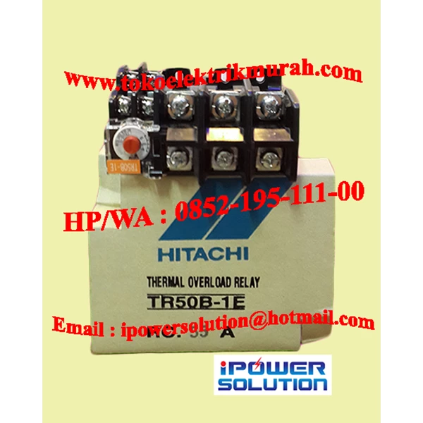 Thermal Overload Relay Hitachi  Type TR50B-1E