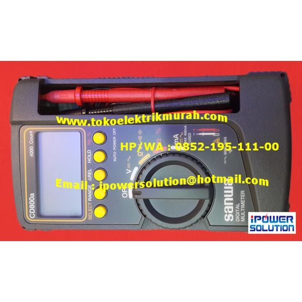 Multimeter Digital SANWA Tipe CD800a