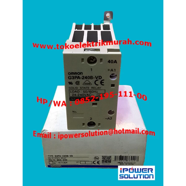 OMRON Type G3PA-240B-VD Solid State Relay