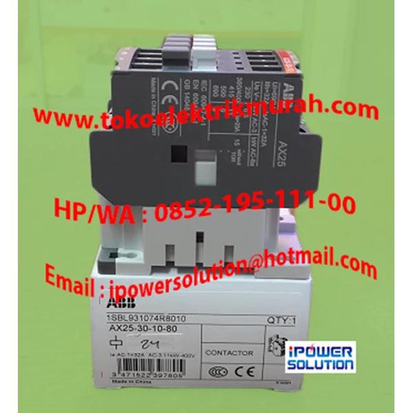 ABB  Type AX25   Contactor Magnetic 