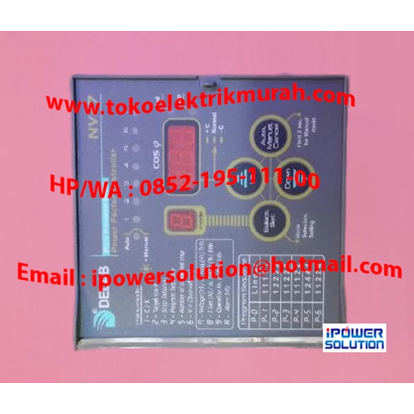 Power Factor Controller  DELAB  Tipe NV-7