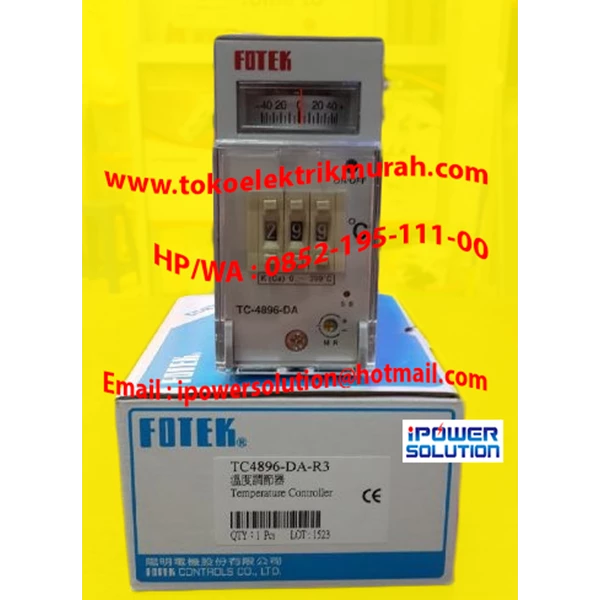  Temperature Controller  FOTEK  Type TC4896-DA-R3