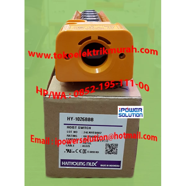 Tipe HY-1026  Hoist Switch  HANYOUNG NUX 