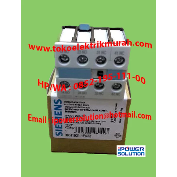 SIEMENS Auxiliary Contact Type 3RH1921-1FA22 