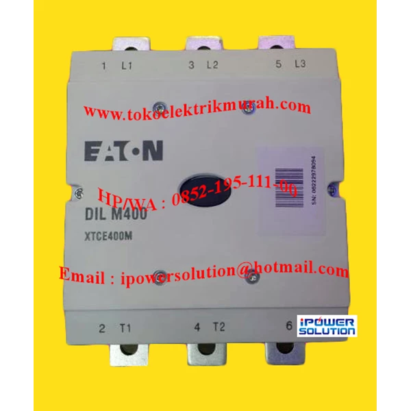 Contactor Eaton Type DIL M400