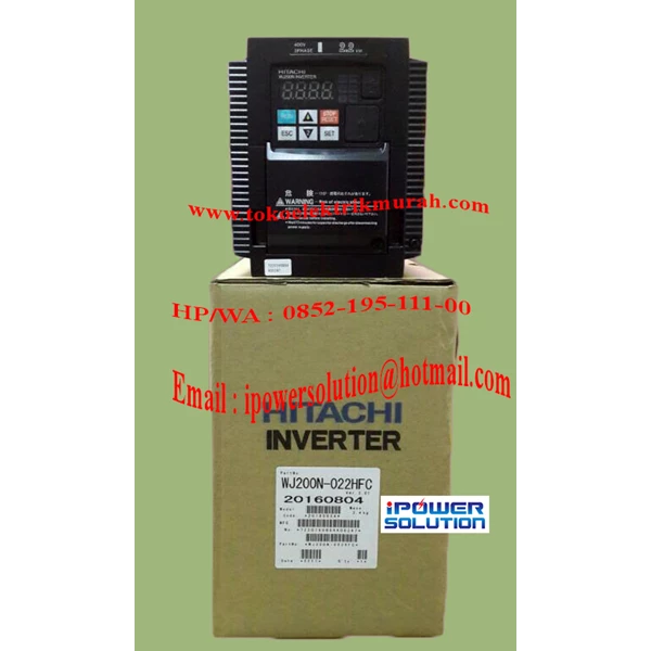 Inverter Hitachi Tipe WJ200N-022HFC 400V