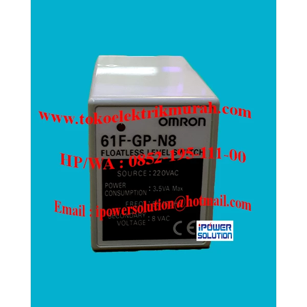 Tipe 61F-GP-N8 Floatless Level Switch Omron 