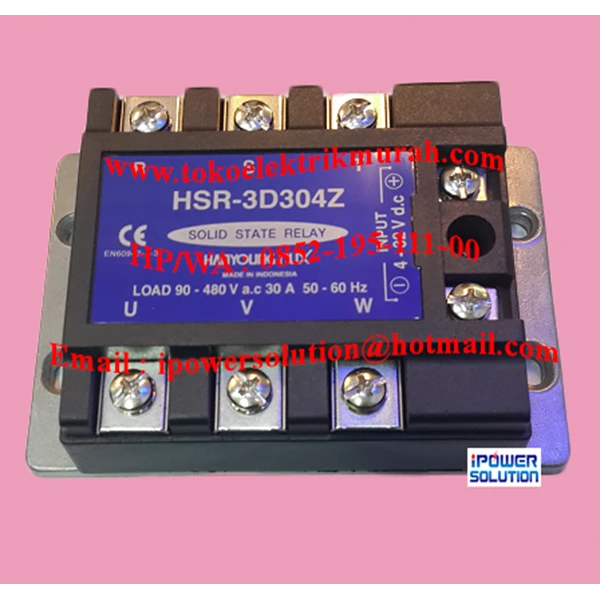 SSR Relays Hanyoung Nux Tipe HSR-3D304Z  30A