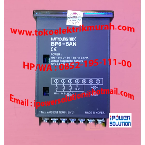 Panel Meter Tipe BP6_5AN 100-240V Hanyoung 