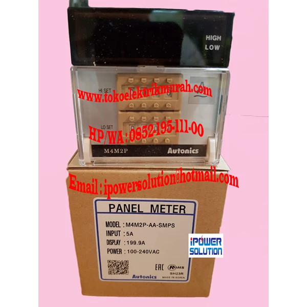 Digital Panel Meter Autonics Tipe M4M2P-AA-SMPS