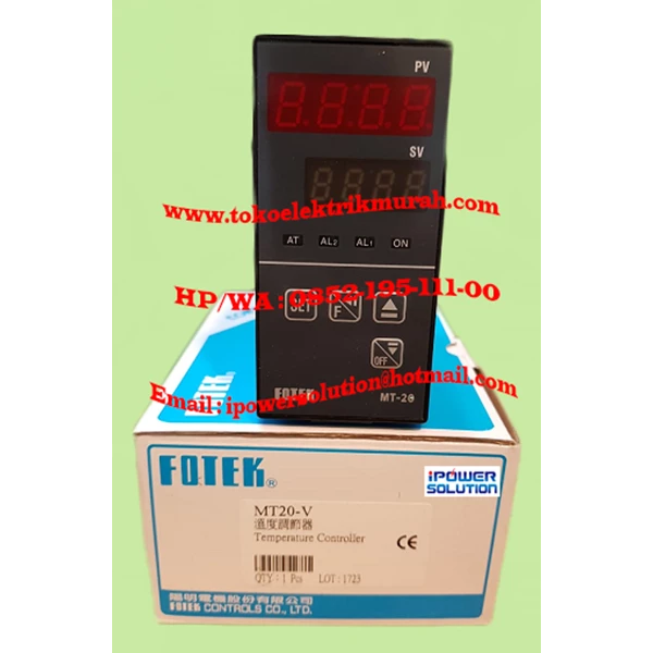 FOTEK MT20-V 50/60Hz Temperature Controller 