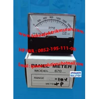 PANEL METER RPM A&A Tipe YH670 10VDC